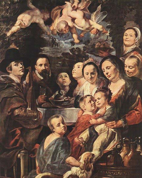 Self-portrait among Parents, Brothers and Sisters